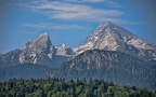 Das mächtige Watzmannn Massiv